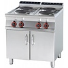 RM GASTRO Electric Cooker with 4 Hot Plates and a Cupboard, 14 kW RM GASTRO Electric Cooker with 4 Hot Plates and a Cupboard, 14 kW