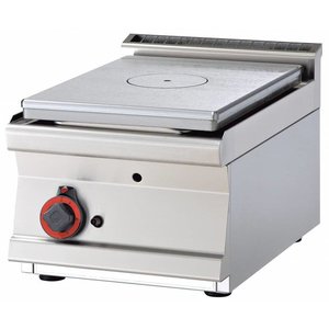 RM GASTRO Countertop Cast-Iron Gas Cooker with 1 Heating Zone, 5,5 kW