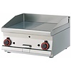 RM GASTRO Countertop Gas Griddle 595 x 450 mm, Smooth, 2 Heating Zones, 9 kW