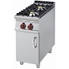 RM GASTRO Gas Cooker with 2 Burners and Cupboard, 11 kW