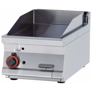 RM GASTRO Countertop Gas Griddle 360 x 510 mm, Smooth, Superchromed, 7 kW