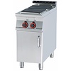 RM GASTRO Electric Cooker with 2 Hot Plates and Cupboard, 8 kW