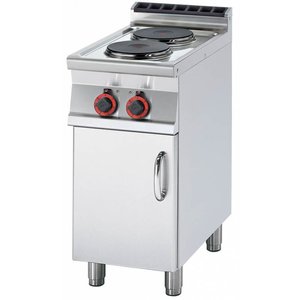 RM GASTRO Electric Cooker with 2 Round Hot Plates and Cupboard, 5,2 kW RM GASTRO Electric Cooker with 2 Round Hot Plates and Cupboard, 5,2 kW