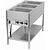 RM GASTRO Floor model Electric Bain Marie, 3-Chamber with Drain Tap, GN 1/1, 2,1 kW