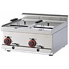 RM GASTRO 2-Tank Countertop Electric Fryer 2 x 10 L, 7,15 kW + 7,15 kW