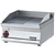 RM GASTRO Countertop Electric Griddle 560 x 510 mm, Smooth/Ribbed, Superchromed, 7,4 kW, 400V