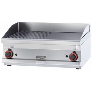 RM GASTRO Gazowa płyta grillowa 795 x 450 mm, ryflowana, 2 strefy grzewcze, 12 kW, nastawna RM GASTRO Gazowa płyta grillowa 795 x 450 mm, ryflowana, 2 strefy grzewcze, 12 kW, nastawna