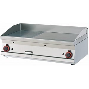 RM GASTRO Gazowa płyta grillowa 995 x 450 mm, gładka, superchromowana, 15 kW, nastawna RM GASTRO Gazowa płyta grillowa 995 x 450 mm, gładka, superchromowana, 15 kW, nastawna