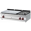 RM GASTRO Countertop Cast-Iron Gas Cooker with 2 Burners and 1 Hot Plate, 25 kW RM GASTRO Countertop Cast-Iron Gas Cooker with 2 Burners and 1 Hot Plate, 25 kW