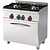 RM GASTRO Gas Wok Cooker with 2 Burners and Electric Oven GN 1/1, 20,05 kW