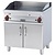 RM GASTRO Gas Griddle 760 x 510 mm, Ribbed, 2 Heating Zones, 14 kW on Cabinet Base