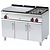 RM GASTRO Cast-Iron Gas Cooker with 2 Burners and 1  Hot Plate and Cupboard, 25 kW