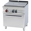 RM GASTRO Cast-Iron Gas Cooker with 1 Hot Plate and Gas Oven  GN 2/1, 19,3 kW