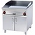 RM GASTRO Electric Griddle ﻿760 x 680 mm, Smooth, Superchromed, 2 Heating Zones, 15 kW, 400V on Cabinet Base
