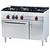 RM GASTRO Gas Wok Cooker with 3 Burners, CupBoard and Electric Oven, 30,05 kW