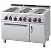 RM GASTRO Electric Cooker with 6 Round Hotplates and Electric Oven GN 2/1, 20,6 kW RM GASTRO Electric Cooker with 6 Round Hotplates and Electric Oven GN 2/1, 20,6 kW