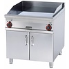 RM GASTRO Elektryczna płyta grillowa 760 x 680 mm, gładka/ryflowana, superchromowana, 2 strefy grzewcze, 15 kW, 400V na podstawie z szafką RM GASTRO Elektryczna płyta grillowa 760 x 680 mm, gładka/ryflowana, superchromowana, 2 strefy grzewcze, 15 kW, 400V na podstawie z szafką