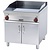 RM GASTRO Electric Griddle ﻿760 x 680 mm, Smooth/Ribbed, Superchromed, 2 Heating Zones, 15 kW, 400V on Cabinet Base