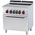 RM GASTRO Ceramic Electric Cooker with 4 Heating Zones and Electric Oven GN 2/1, 15 kW