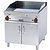RM GASTRO Gas Griddle ﻿760 x 680 mm, Ribbed, Superchromed, 2 Heating Zones, 18k W on Cabinet Base