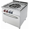 RM GASTRO Gas Cooker with 1 Burner and Gas Oven GN 2/1, 35,2 kW