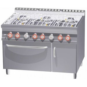 RM GASTRO Gas Water Cooker z 6 palnikami, Cupboard and Static Gas Oven GN 2/1, 50,5 kW RM GASTRO Gas Water Cooker z 6 palnikami, Cupboard and Static Gas Oven GN 2/1, 50,5 kW