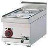 RM GASTRO Water Countertop Electric Bain Marie, 1-Chamber with Drain Tap, GN 1/2 + GN 1/4, 1,55 kW