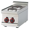 RM GASTRO Countertop Electric Cooker with 2 Hot Plates, 3 kW