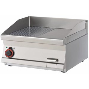 RM GASTRO Elektryczna płyta grillowa 595 x 450 mm, gładka, 6,75 kW, 400V, nastawna