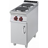 RM GASTRO Electric Cooker with 2 Round Hot Plates and Cupboard, 7 kW RM GASTRO Electric Cooker with 2 Round Hot Plates and Cupboard, 7 kW