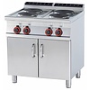 RM GASTRO Electric Cooker with 4 Round Hot Plates and Cupboard, 10,4 kW RM GASTRO Electric Cooker with 4 Round Hot Plates and Cupboard, 10,4 kW