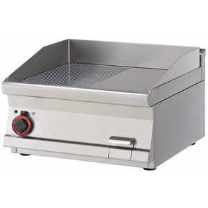 RM GASTRO Countertop Electric Griddle 595 x 450 mm, Smooth/Ribbed, Superchromed, 6,75 kW, 400V RM GASTRO Countertop Electric Griddle 595 x 450 mm, Smooth/Ribbed, Superchromed, 6,75 kW, 400V