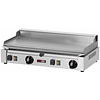 RedFox Elektryczna płyta grillowa 570 x 240 mm, gładka, żeliwna, 2 strefy grzewcze, 2,4 kW, nastawna