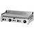 RedFox Elektryczna płyta grillowa 570 x 240 mm, gładka, żeliwna, 2 strefy grzewcze, 2,4 kW, nastawna