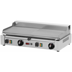 RedFox Countertop Electric Cast Iron Griddle 570 x 240 mm, Smooth/Ribbed, 2 Heating Zones, 2,4 kW RedFox Countertop Electric Cast Iron Griddle 570 x 240 mm, Smooth/Ribbed, 2 Heating Zones, 2,4 kW