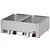 RedFox Countertop Electric Bain Marie, 2-Chamber with Drain Tap, 2 x GN 1/1, 3 kW