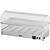 RedFox Countertop Heating Display 2-Level, 0,70 kW, from 30 to 60 °C, with Slanted Glass, Silver