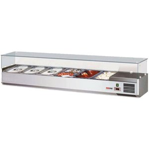 RedFox Top unit for storing ingredients 3x 1/3 + 1x 1/2 GN, 340W, from 2 to 8°C RedFox Top unit for storing ingredients 3x 1/3 + 1x 1/2 GN, 340W, from 2 to 8°C