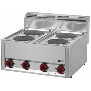 RedFox Countertop Electric Cooker with 4 Round Hot Plates ø 180 mm, 8 kW RedFox Countertop Electric Cooker with 4 Round Hot Plates ø 180 mm, 8 kW