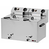 RedFox 2-Tank Countertop Electric Fryer 16 L, 2 x 3 kW, with Two Safety Drain Taps