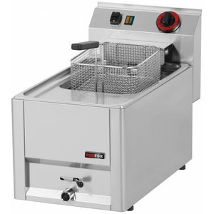 RedFox Frytownica elektryczna nastawna 8 L, 6 kW 230 V z kranem spustowym RedFox Frytownica elektryczna nastawna 8 L, 6 kW 230 V z kranem spustowym