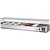 RedFox Top unit for storing ingredients 8x 1/3 GN, 170W, from 2 to 8°C