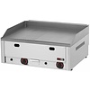 RedFox Gazowa płyta grillowa 650 x 480 mm, gładka/ryflowana, żeliwna, 2 strefy grzewcze, 8 kW, nastawna
