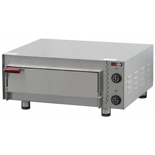 RedFox Single Deck Electric Pizza Oven 3,2 kW, 4 x Ø25 cm RedFox Single Deck Electric Pizza Oven 3,2 kW, 4 x Ø25 cm