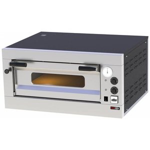 RedFox Piec do pizzy 1-komorowy elektryczny 4 kW, 1 x Ø 50 cm RedFox Piec do pizzy 1-komorowy elektryczny 4 kW, 1 x Ø 50 cm