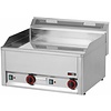 RedFox Countertop Electric Griddle Smooth, Chromed, 6 kW, 400V