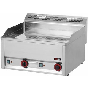 RedFox Elektryczna płyta grillowa gładka, chromowana, 6 kW, 400V, nastawna RedFox Elektryczna płyta grillowa gładka, chromowana, 6 kW, 400V, nastawna