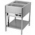 RedFox Floor model Electric Bain Marie, 2-Chamber with Drain Tap, GN 1/1, 1,4 kW