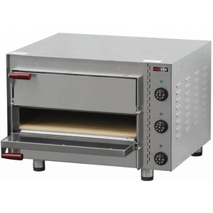 RedFox Double Deck Electric Pizza Oven 4,5 kW, 16 x Ø25 cm RedFox Double Deck Electric Pizza Oven 4,5 kW, 16 x Ø25 cm
