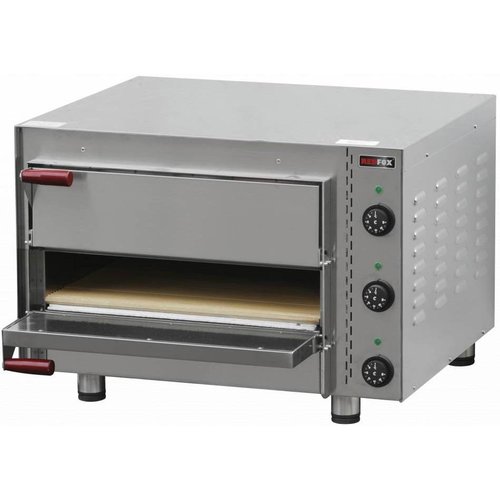 RedFox Double Deck Electric Pizza Oven 4,5 kW, 16 x Ø25 cm RedFox Double Deck Electric Pizza Oven 4,5 kW, 16 x Ø25 cm